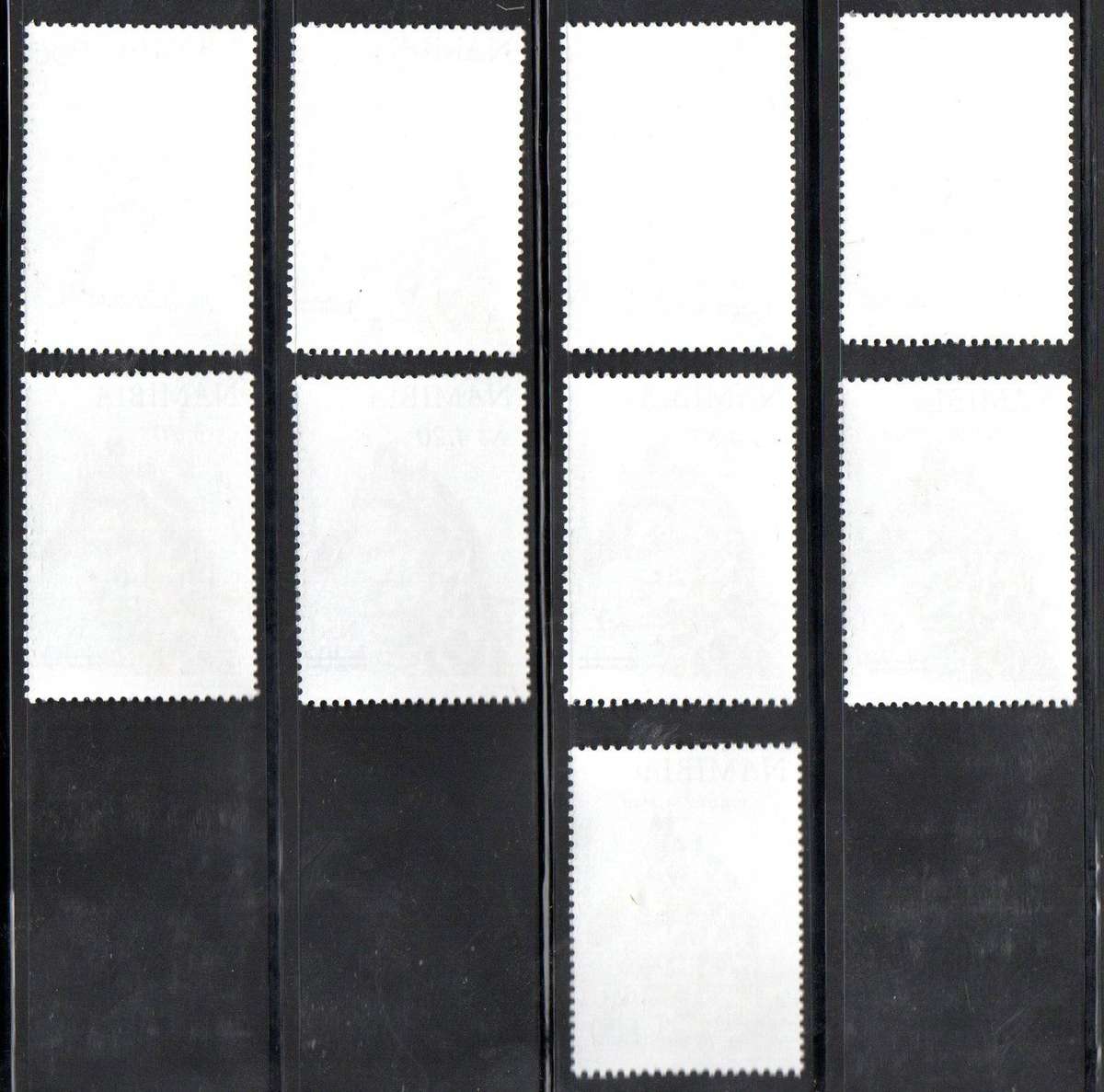 Namibia 2007 surcharges on def issue (x9) singles umm - SACC578-86 - total CV R1050.