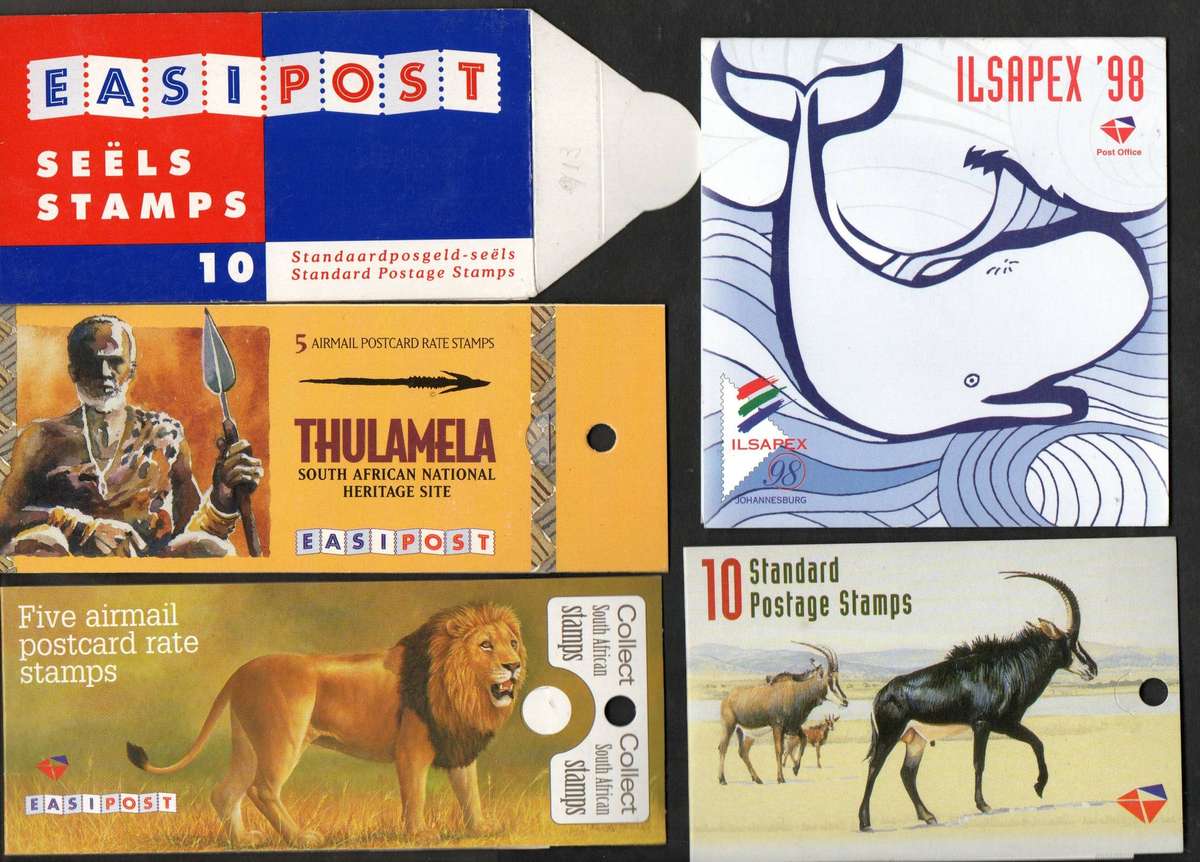 RSA selection of (x11) mint and complete booklets - as per scans - total CV R1300+.