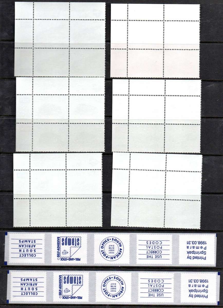 RSA selection of 6th Def control blks umm + antelope head strips etc - as per scans.