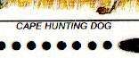 RSA 1997 6th Def Cape Hunting Dog blk of (x4) umm with raised name  as per scans.