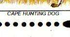 RSA 1997 6th Def Cape Hunting Dog blk of (x4) umm with raised name  as per scans.