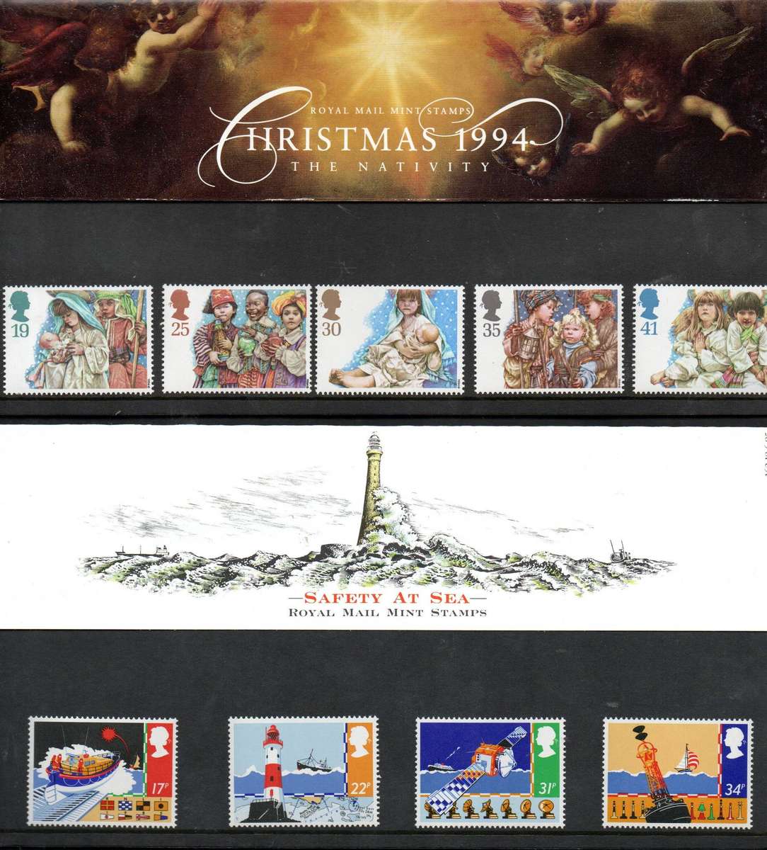 GB selection of (x6) mint presentation packs - as per scans.