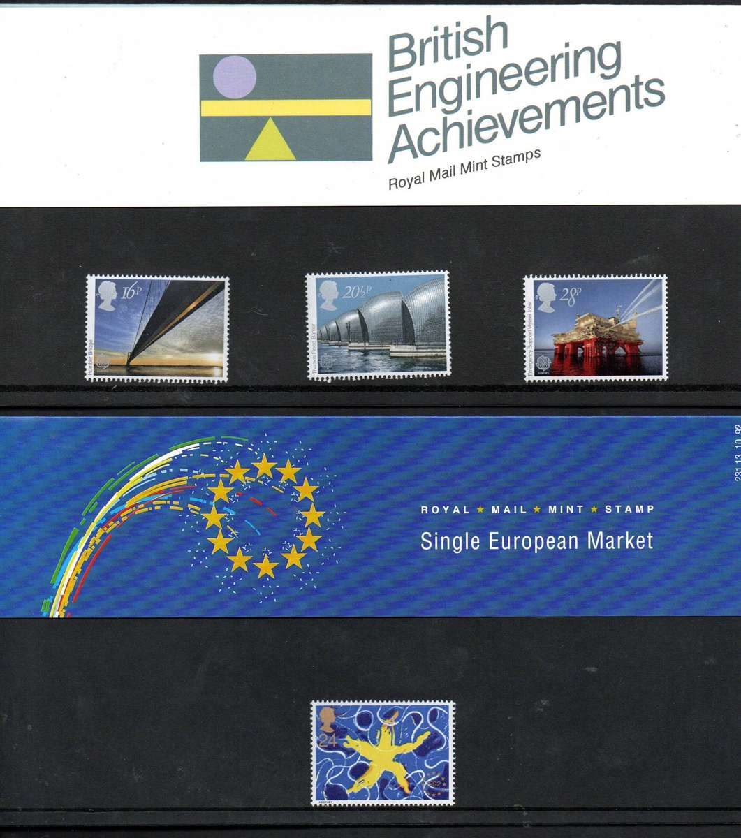 GB selection of (x6) mint presentation packs - as per scans.