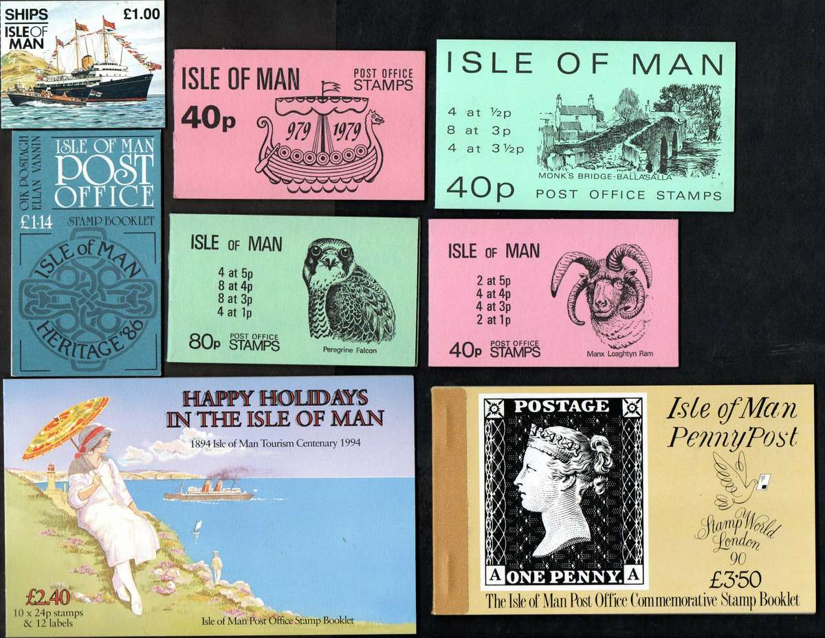 Isle of Man selection of (x9) mint booklets - as per scans - great lot.