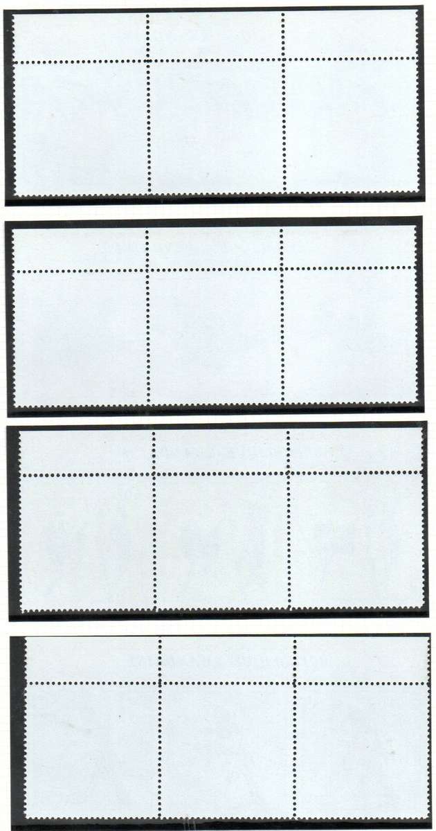 Rwanda 1972 birds umm set of (x10) strips of (x3)  SG469/78  CV GBP 36+.