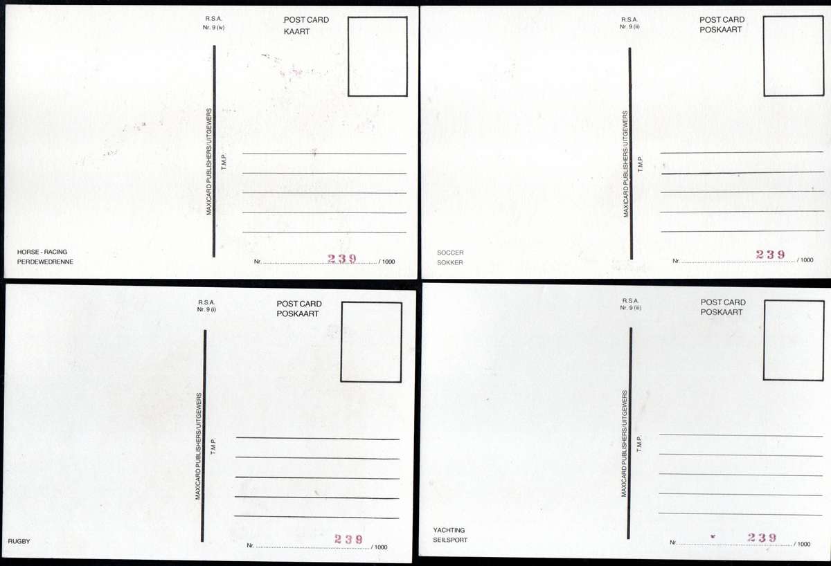 RSA clearance of postcards - as per scans - nice lot.