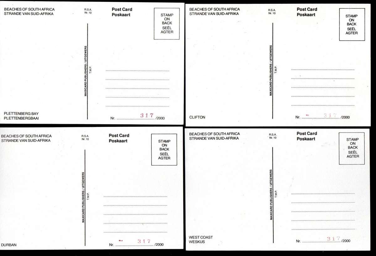 RSA clearance of postcards - as per scans - nice lot.