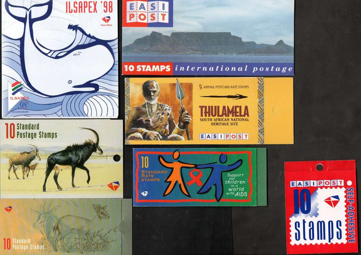 RSA selection of (x13) mint and complete booklets - as per scans - good total CV.