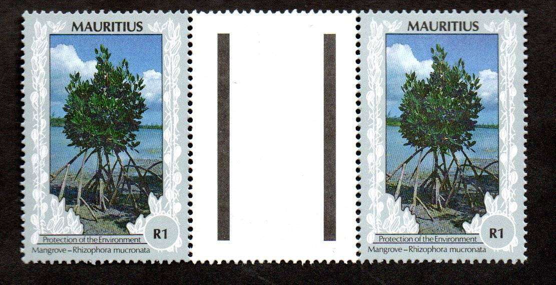 Mauritius 1989 Protection of the environment lot of umm singles, gutter/control blks etc  good cv