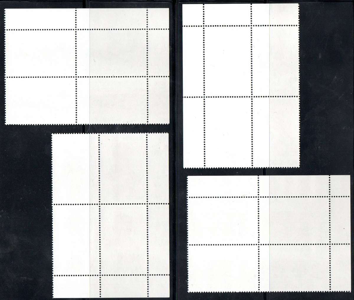 Mauritius 1991 anniversaries and events umm set of (x4) control blks  SG851-4  CV GBP 33+