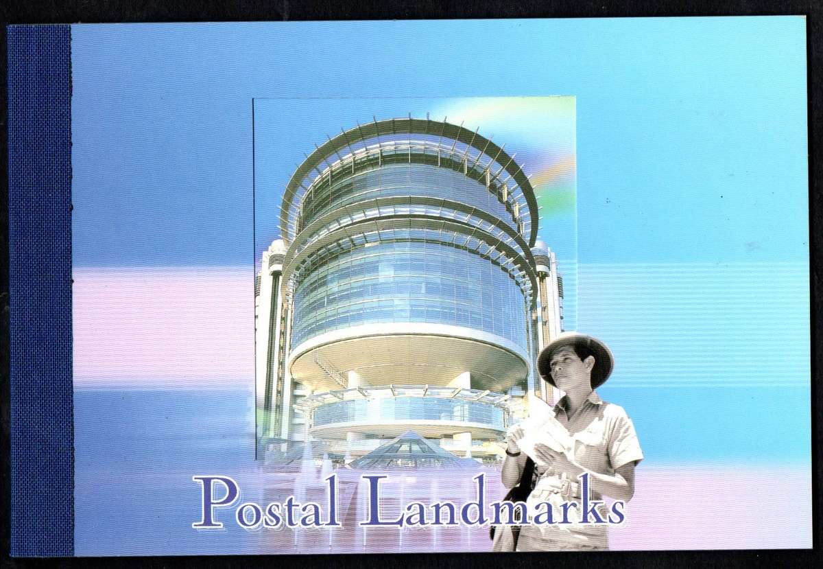 Singapore 2000 Postal Landmarks booklet mint with 2 sheets  as per images.
