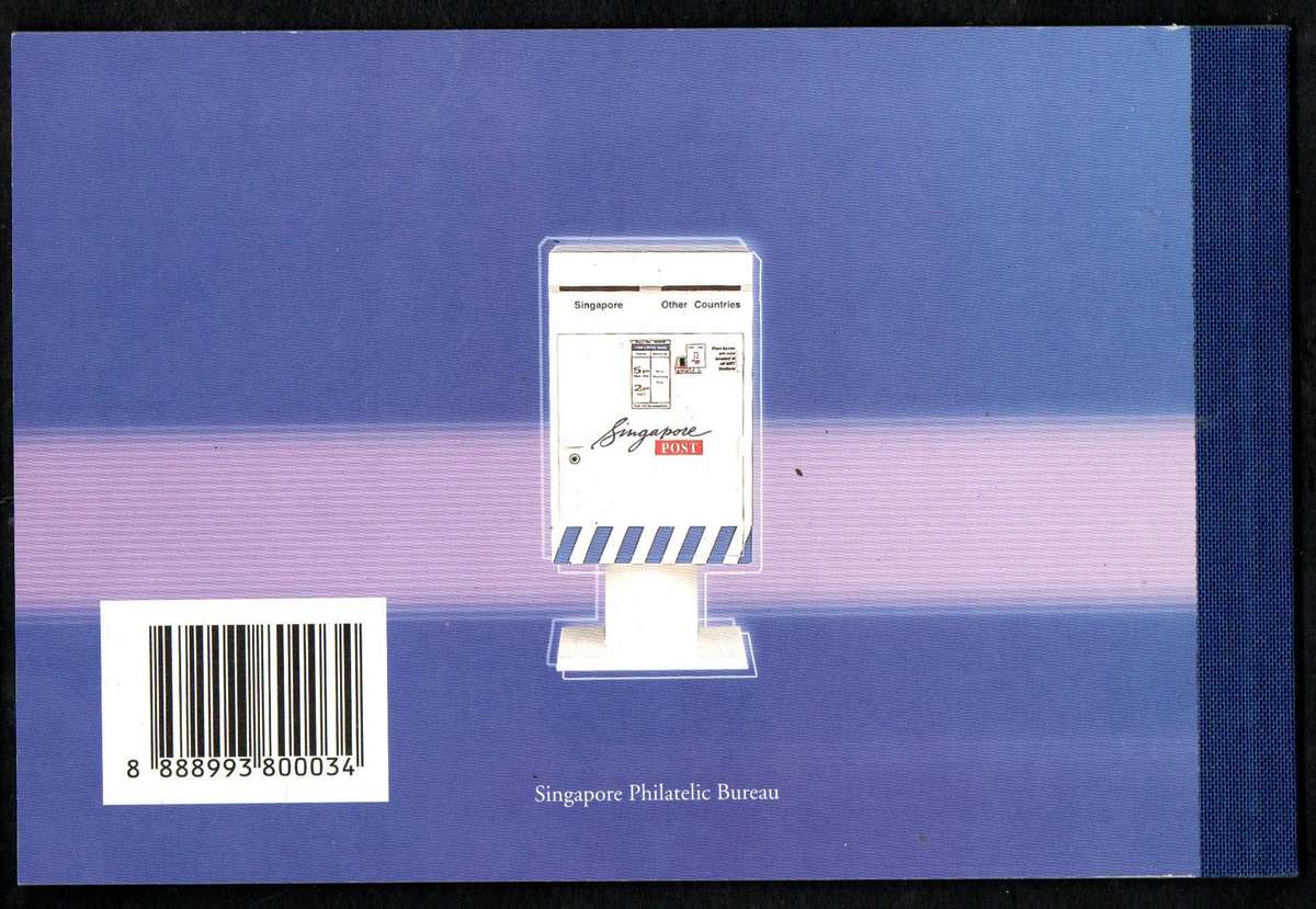 Singapore 2000 Postal Landmarks booklet mint with 2 sheets  as per images.