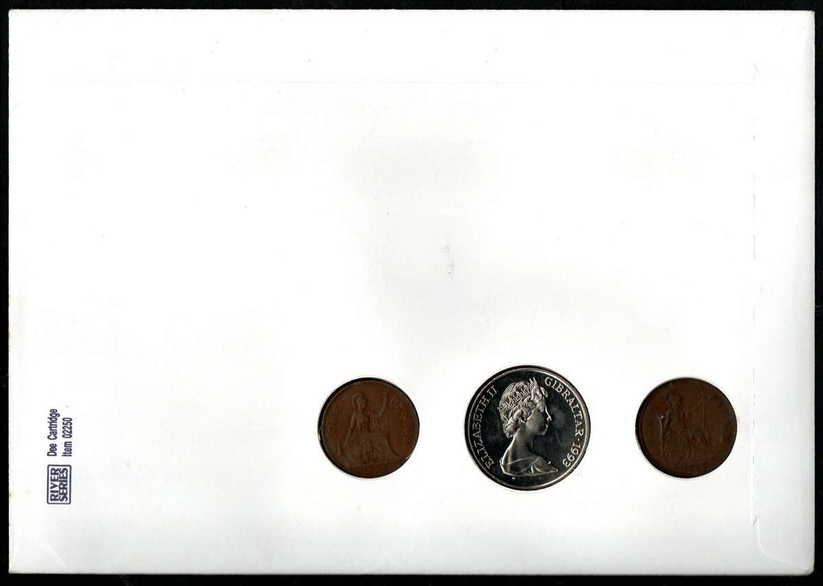 GB 1996 Year of the Three Kings 60th anniversary multi coins commem cover  as per scans  read.