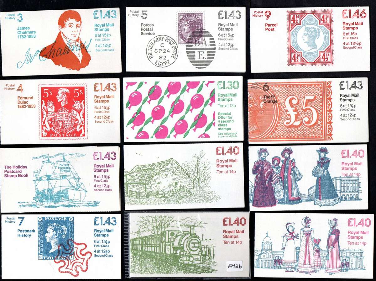 GB selection of (x30) mint/complete booklets - as per scans - good value lot.