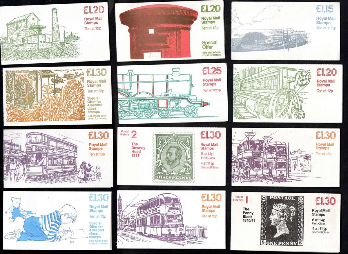 GB selection of (x30) mint/complete booklets - as per scans - good value lot.
