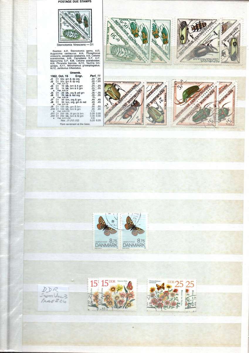 Album 2nd hand with butterfly etc thematics - as per scans - read.