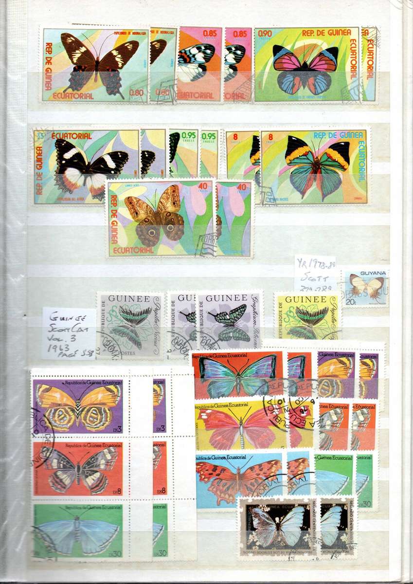 Album 2nd hand with butterfly etc thematics - as per scans - read.