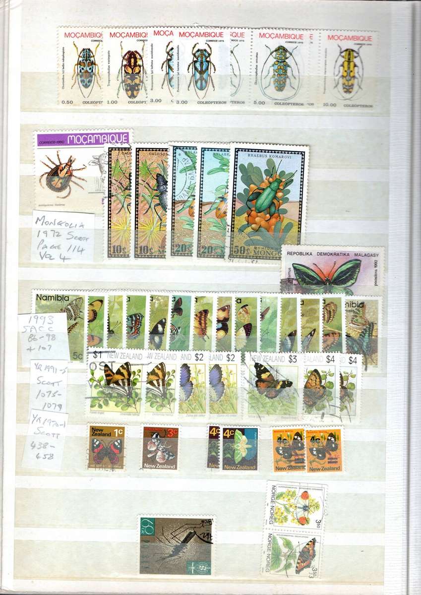 Album 2nd hand with butterfly etc thematics - as per scans - read.