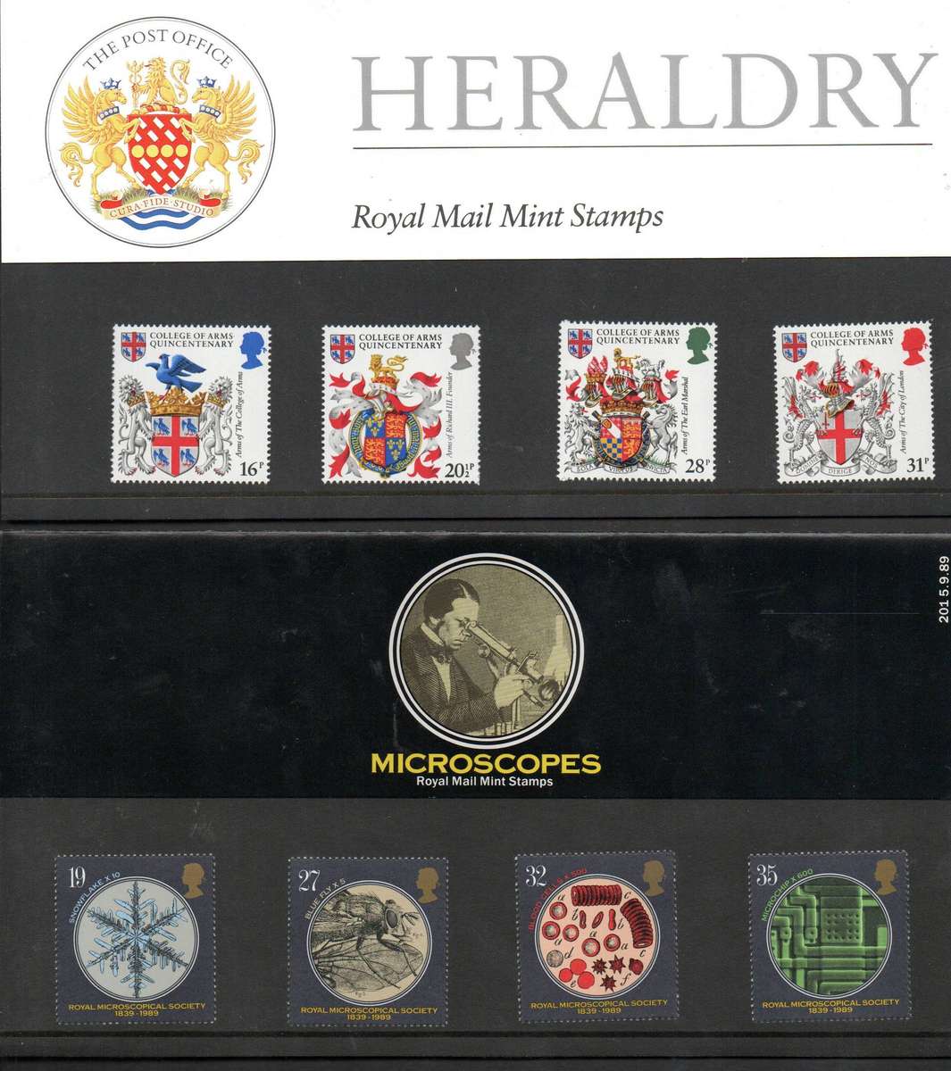 GB selection of (x6) mint presentation packs - as per scans.