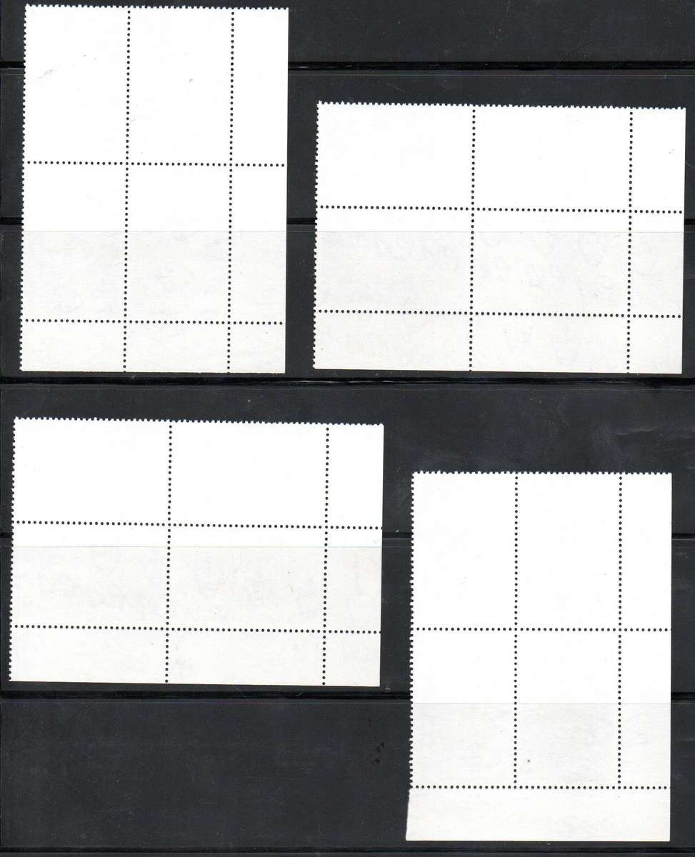 Mauritius 1987 Intl Festival of The Sea set of (x4) umm control blks of (x4). SG767-70. CV GBP 39+