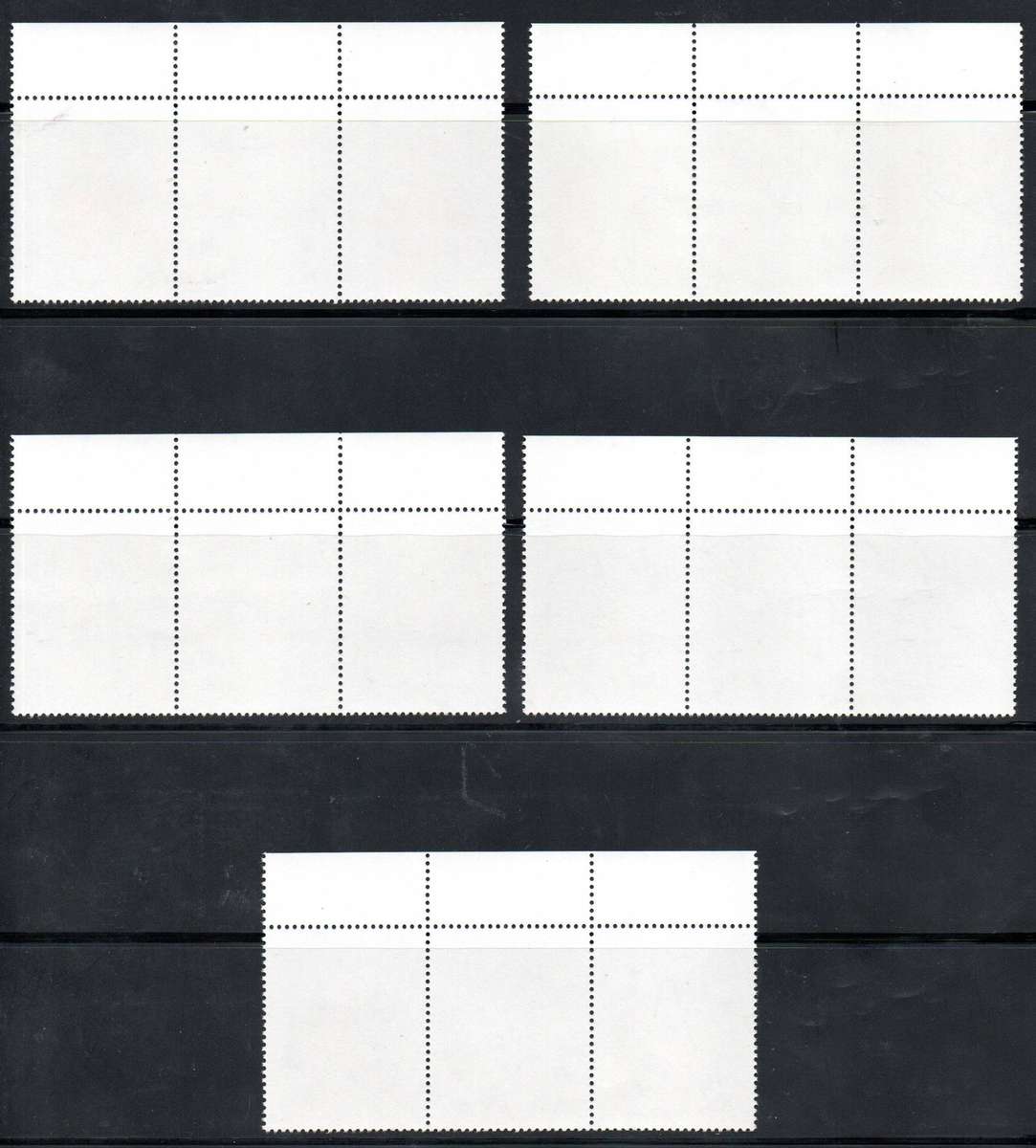 Mauritius 1989 visit of Pope John Paul II set of (x4) gutter pairs  SG822-6  CV GBP 27+.