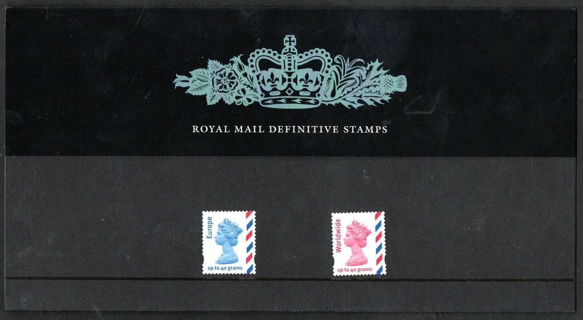 GB 2003-10 Machin overseas booklet stamps mint presentation pack no 60 - as per scans.