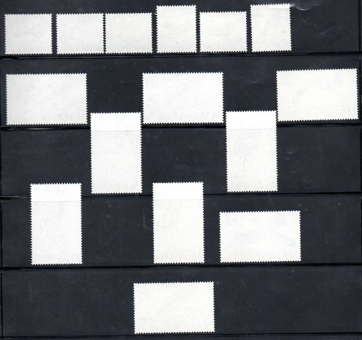 Malawi 1968-70 birds m/mint set of (x14) SG310/323 + 1970 optd single SG350 - CV GBP 75.5.