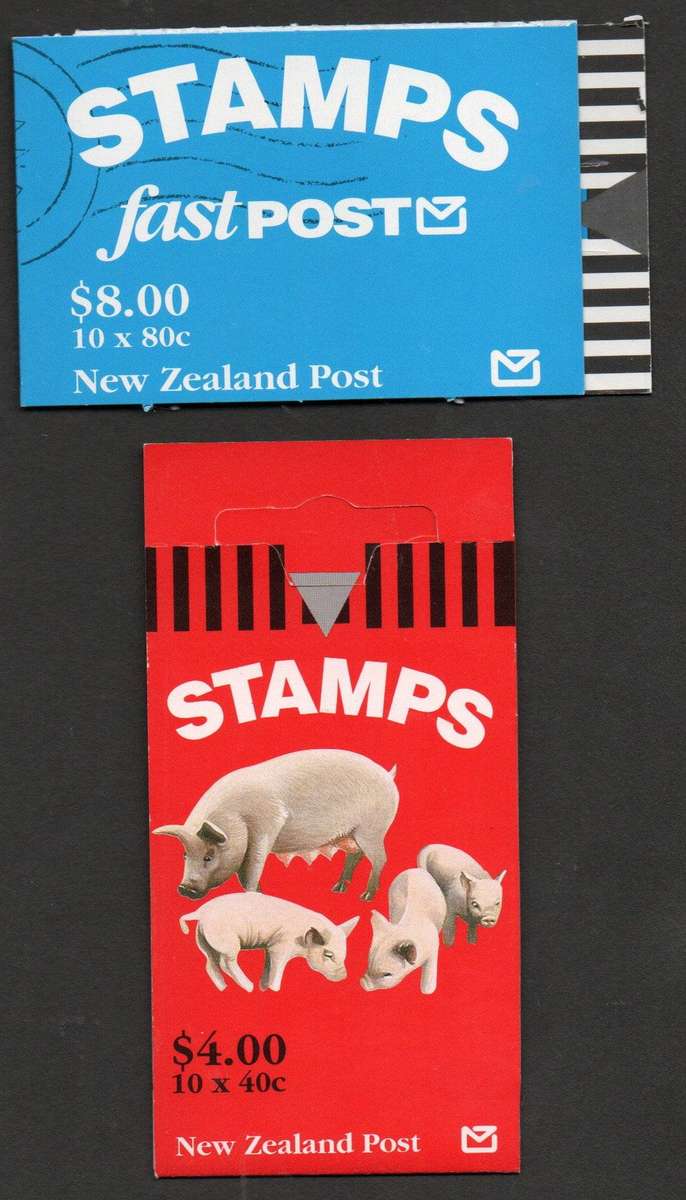 New Zealand selection of (x9) mint/self-adhesive booklets - as per scans - good value - nice lot.