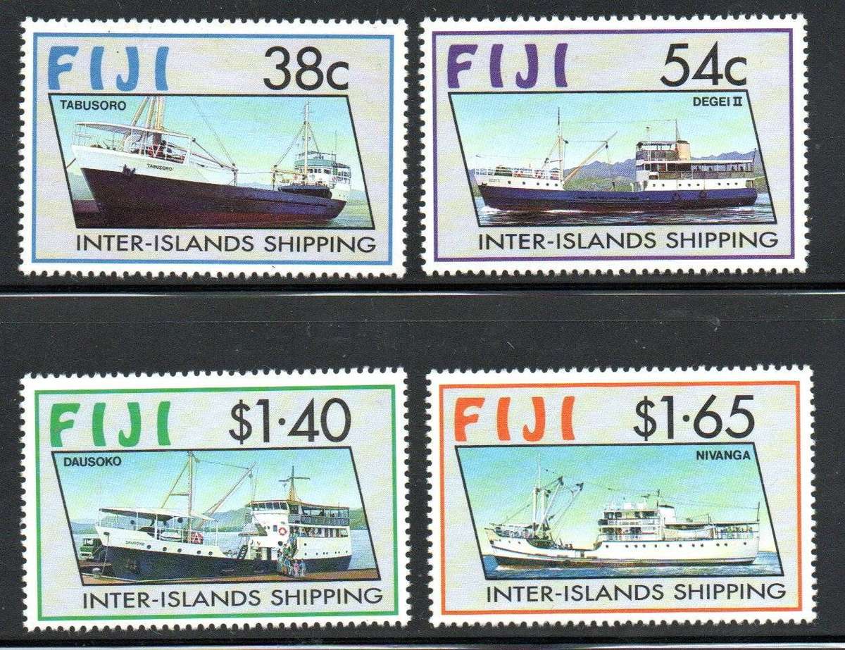 Fiji 1992 Inter-Islands Shipping umm set of (x4) - SG847-50 - CV GBP 14.5.