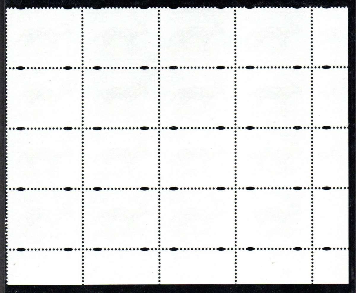 RSA 1997 6th def umm 60c cnr blk of (x16) with "English over Latin inscription superimposed". CC834d