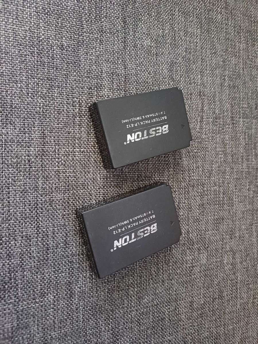 Canon LP-E12 Replacement Battery Set of 2