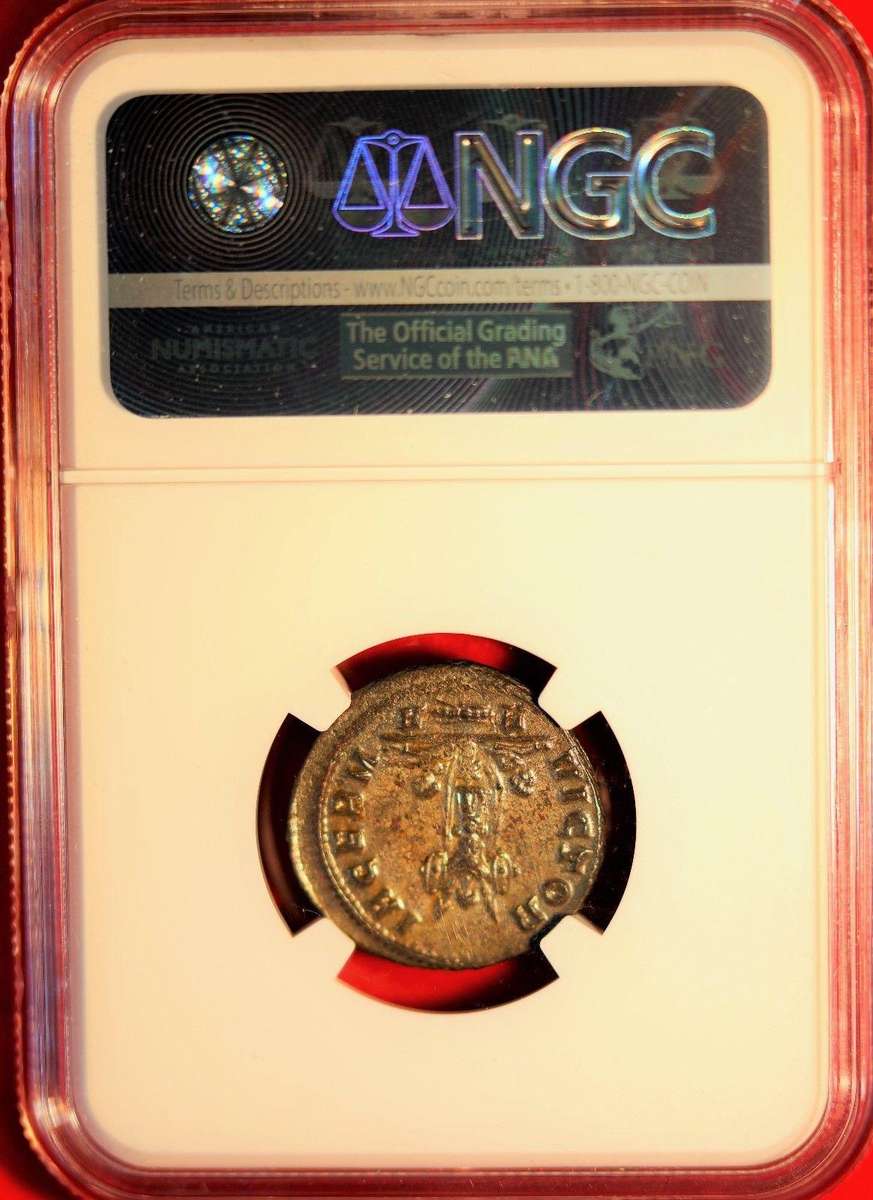 BI Antoninianus NGC Certified CHAU Probus Roman coin Silvering