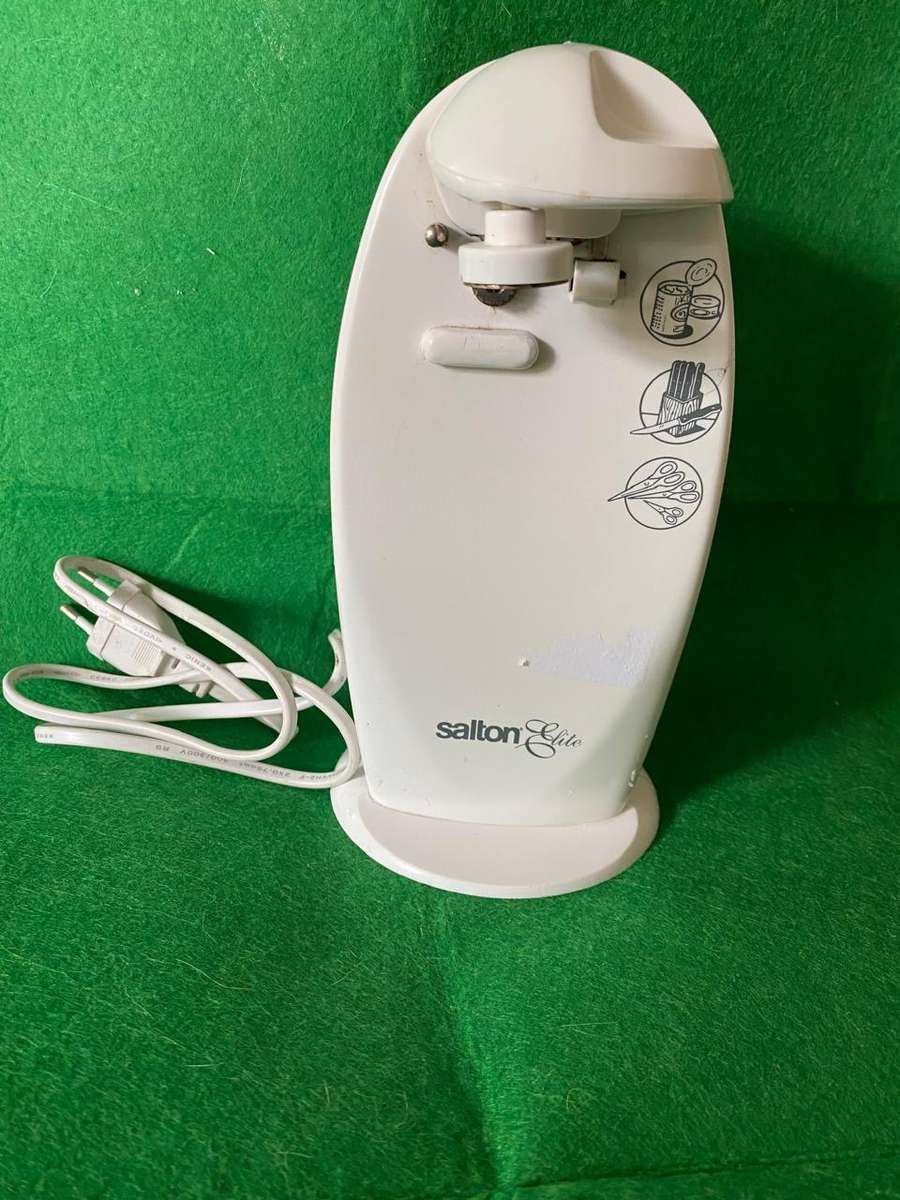 SALTON ELITE ELECTRIC CAN OPENER (LIKE NEW)