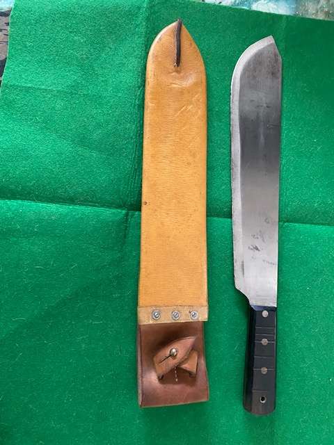 SA ARMY ARMOURED CAR/TANK. ORIGINAL PANGA/MACHETE