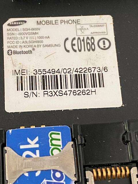 COLLECTABLE SAMSUNG i 900 OMNIA PHONE  FOR PARTS