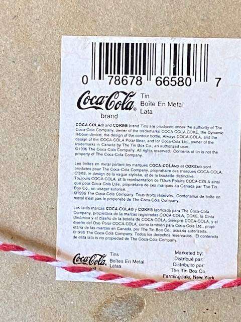 VINTAGE COCA COLA TIN WALL HANGING SIGN
