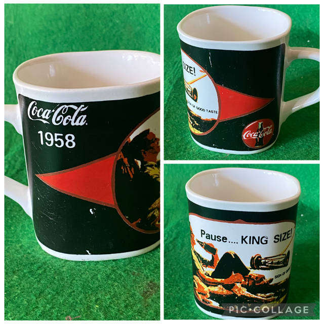 SET OF 5 VINTAGE COCA COLA COLLECTORS COFFEE MUGS