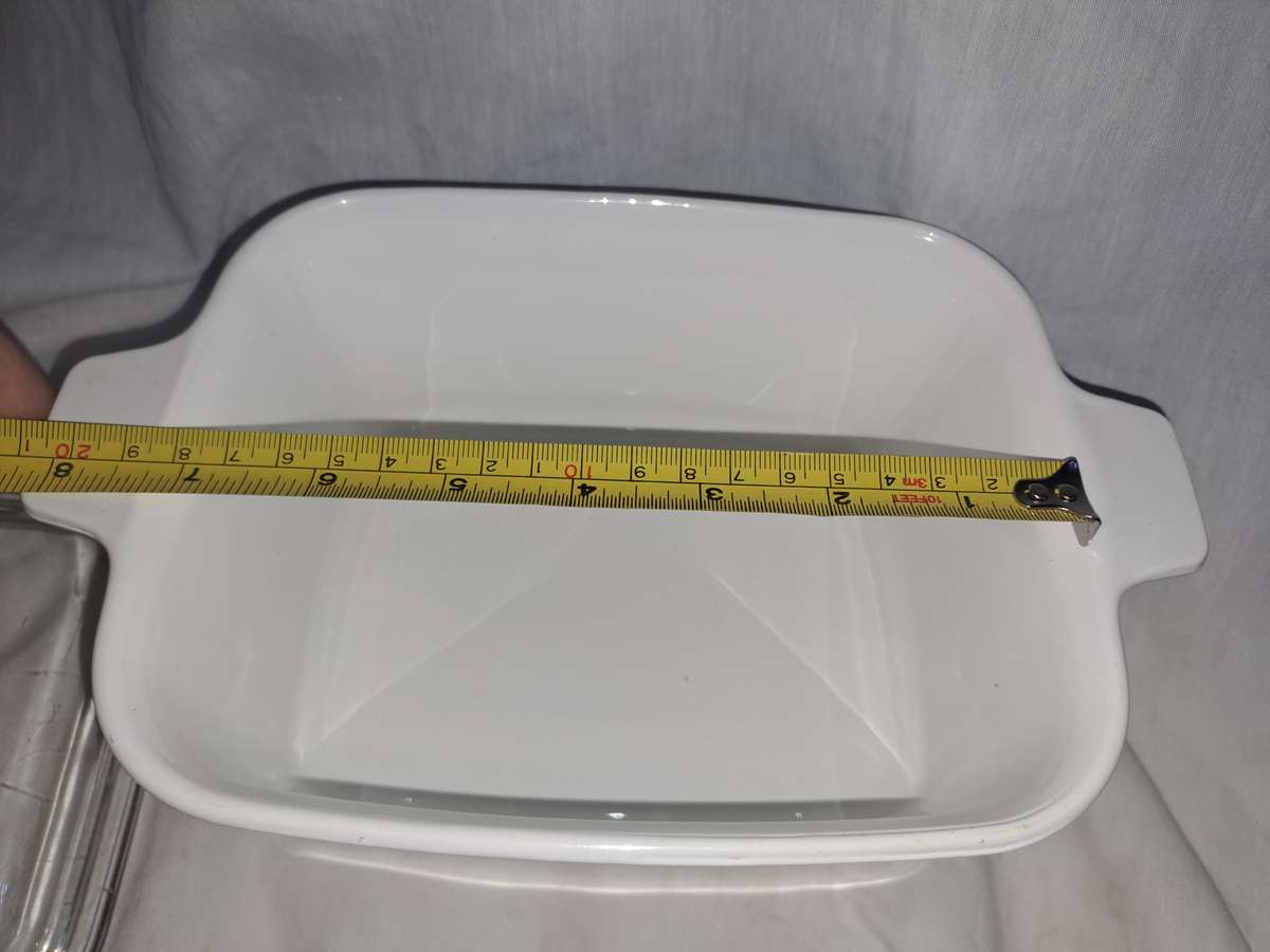 Blue and white corn flower corning ware