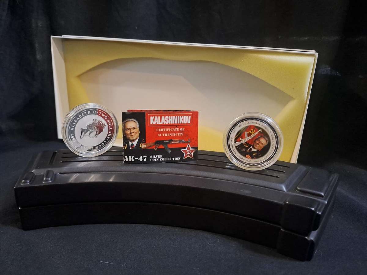 Ak-47 Silver coin collection