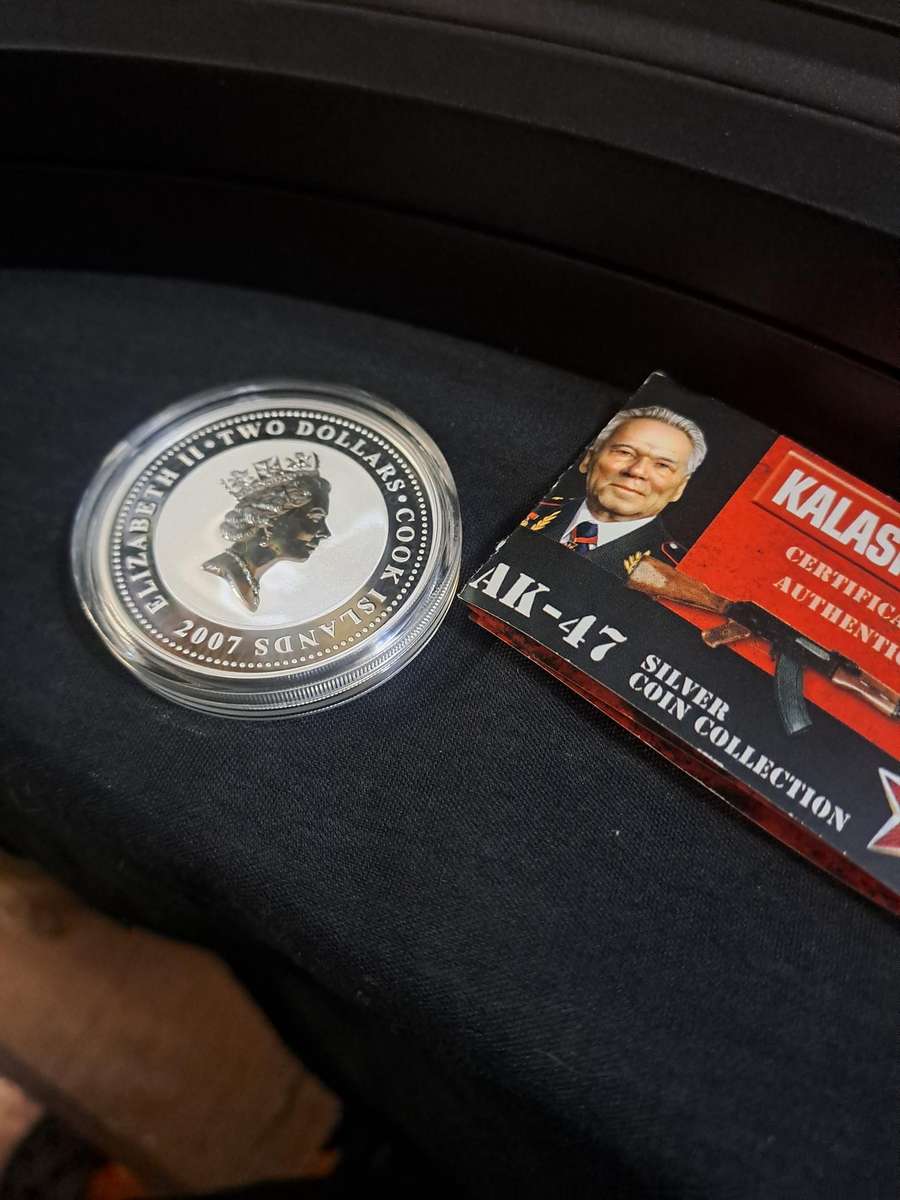 Ak-47 Silver coin collection