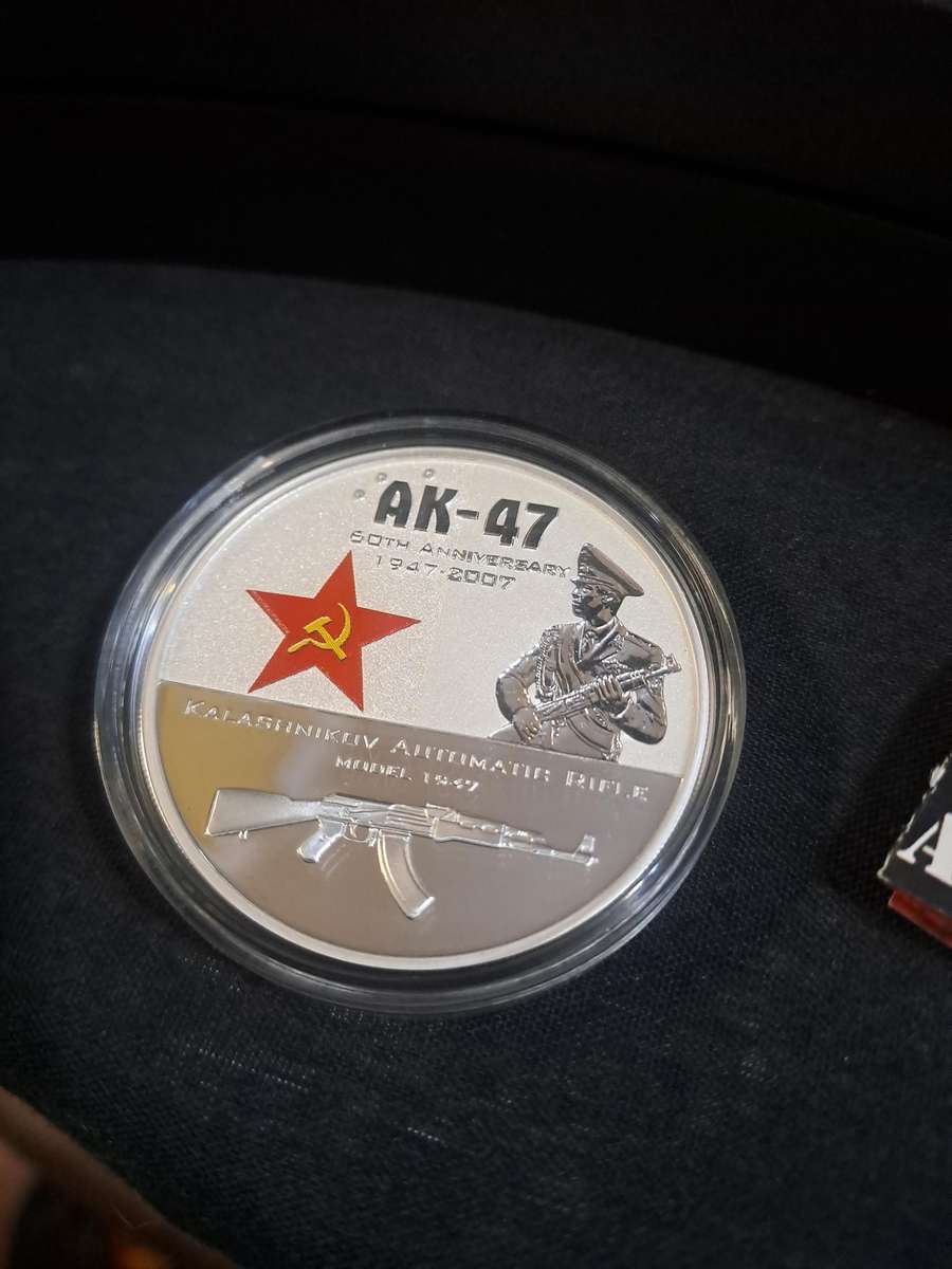 Ak-47 Silver coin collection