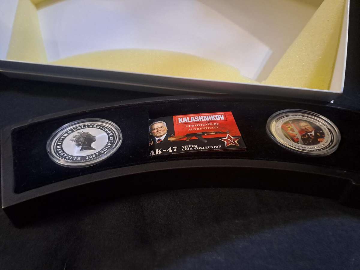 Ak-47 Silver coin collection