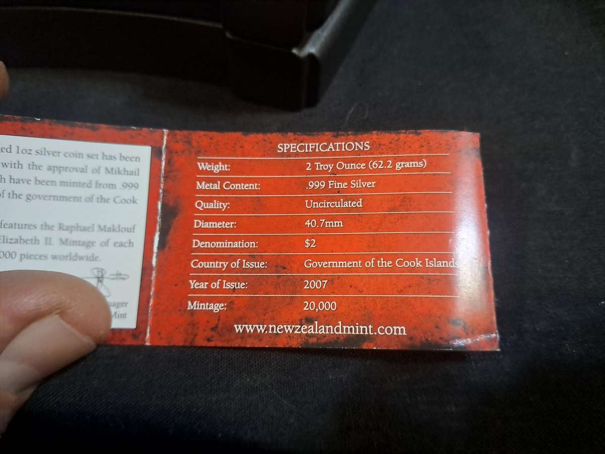 Ak-47 Silver coin collection