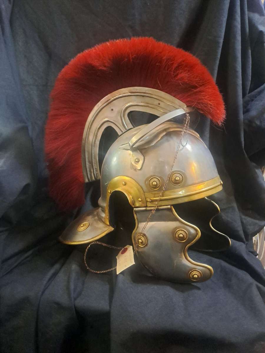 Replica Roman helmet (made out of metal