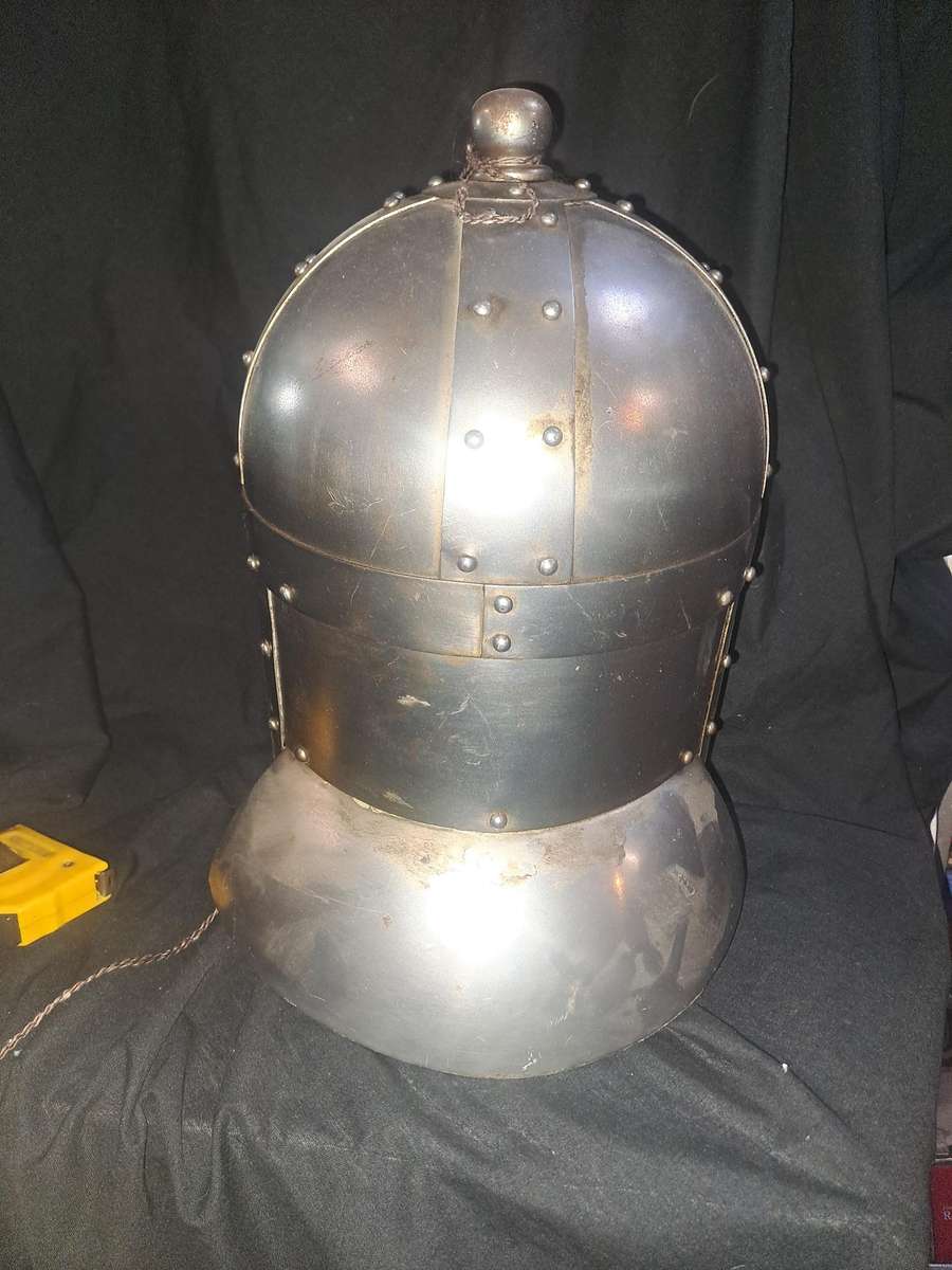 King Arthur helmet metal