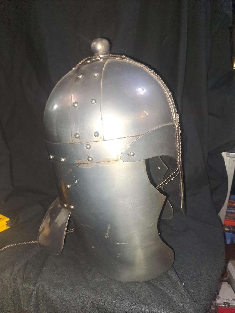 King Arthur helmet metal