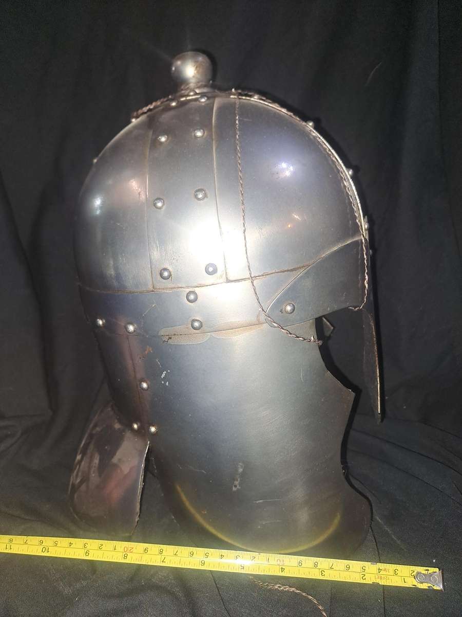King Arthur helmet metal