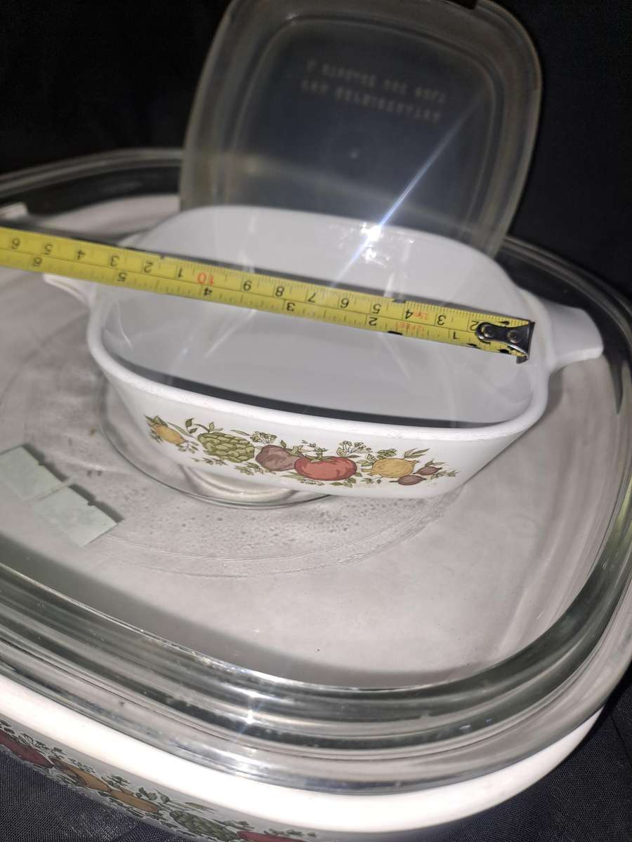 Vintage spice of life corning ware set of 3