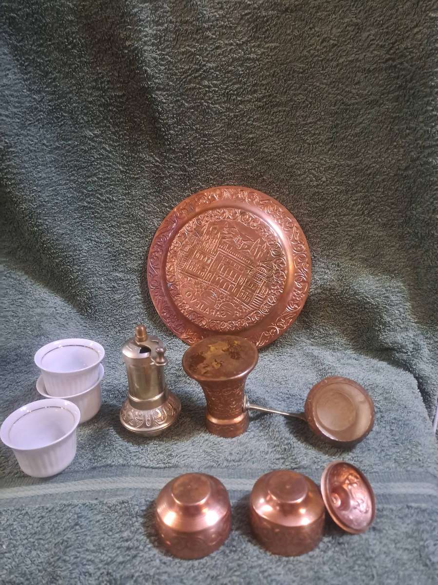 Moroccan copper copper set