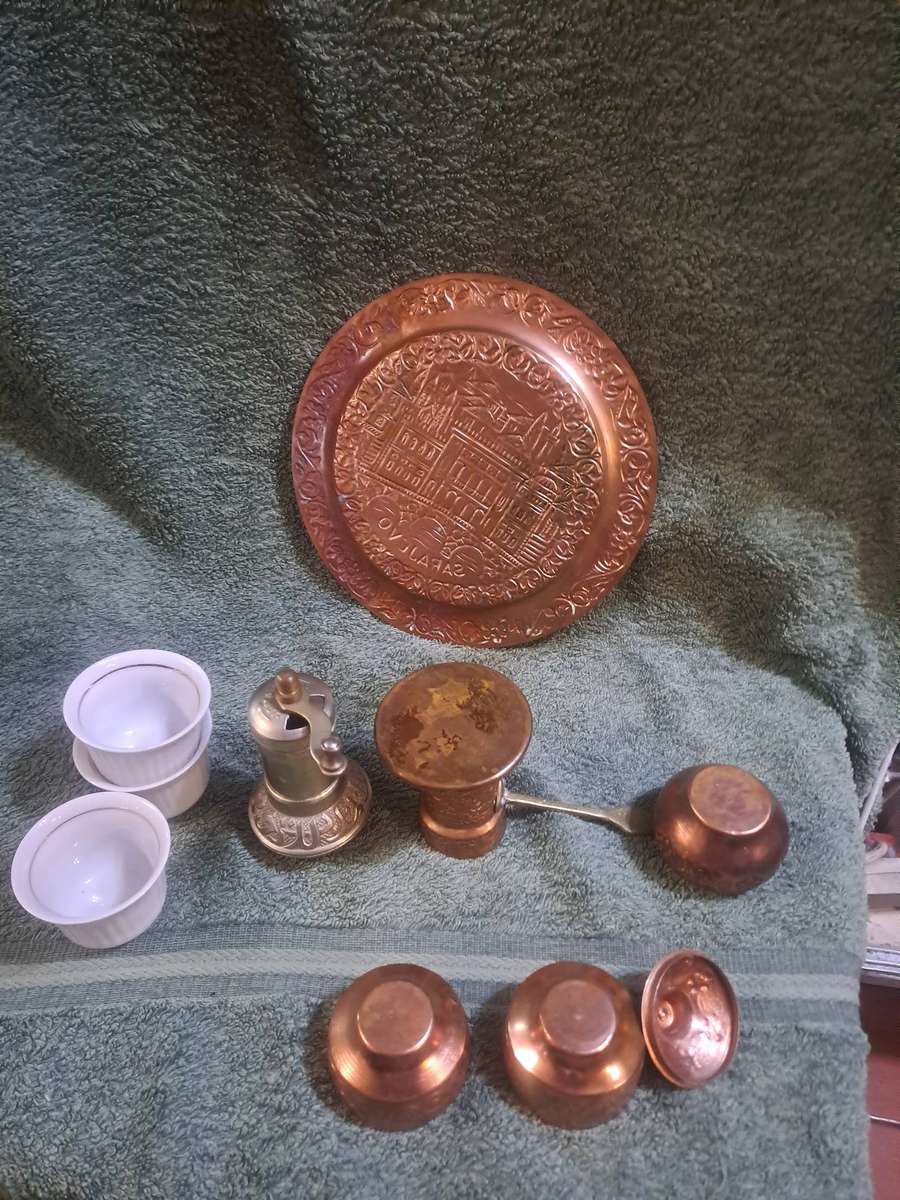 Moroccan copper copper set